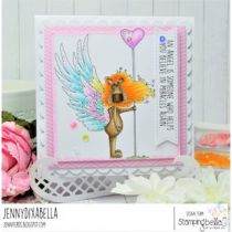 RUBBER STAMP DANDELION PROTECTOR OF HEARTS
