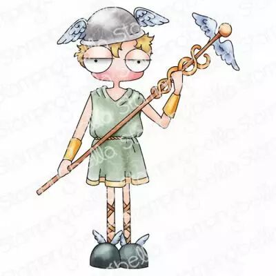 Rubber Stamp Oddball Hermes