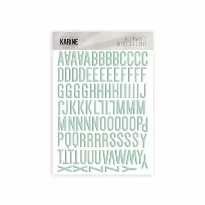 Sable d\'or - Alphabet Mint tendre - Les Ateliers de Karine