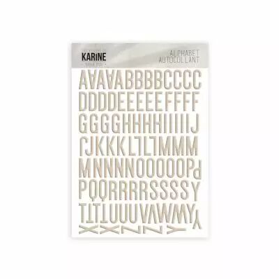 Sable d\'or - Alphabet Sable - Les Ateliers de Karine