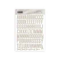 Sable d\'or - Alphabet Sable - Les Ateliers de Karine