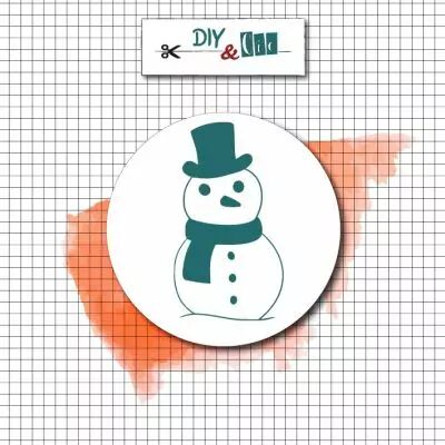 Sceau en laiton : Bonhomme de neige - DIY and Cie
