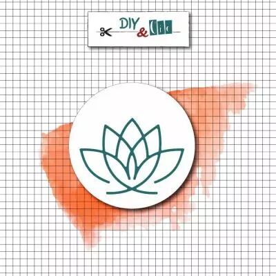 Sceau en laiton : Lotus - DIY and Cie