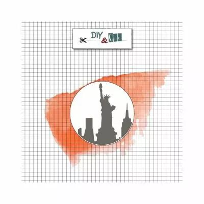 Sceau en laiton : new york