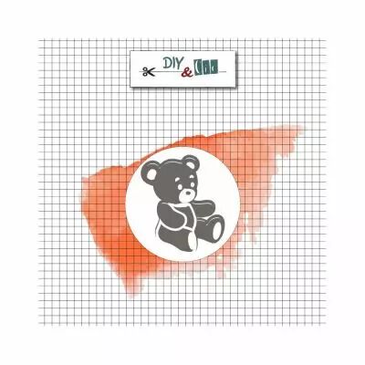Sceau en laiton : nounours
