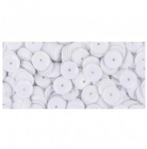SEQUINS BOMBES 6 MM BLANC