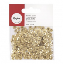 SEQUINS BOMBES 6 MM OR