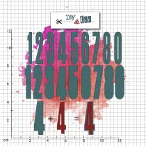 Set de die : Grands Chiffres