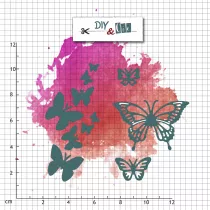 Set de die : Papillons