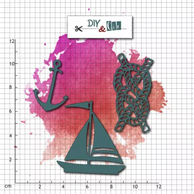 Set de dies : A la voile - DIY and Cie