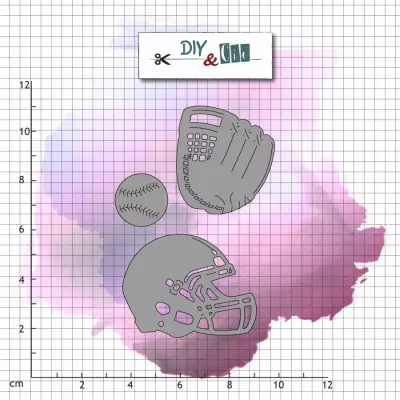 Set de dies : Baseball - DIY and Cie