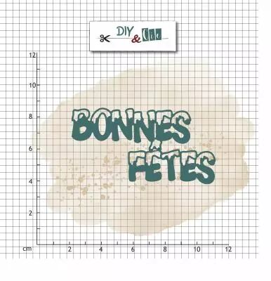 Set de dies : Bonnes f�tes - DIY and Cie