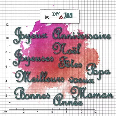Set de dies : Carterie - DIY and Cie
