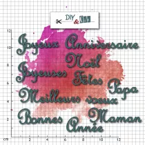 Set de dies : Carterie - DIY and Cie