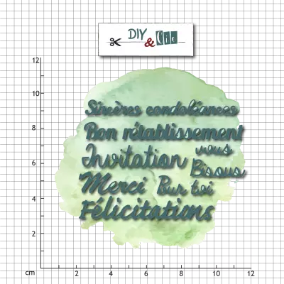Set de dies : Carterie V2-2 - DIY and Cie
