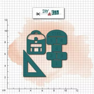 Set de dies : Ecole - DIY and Cie