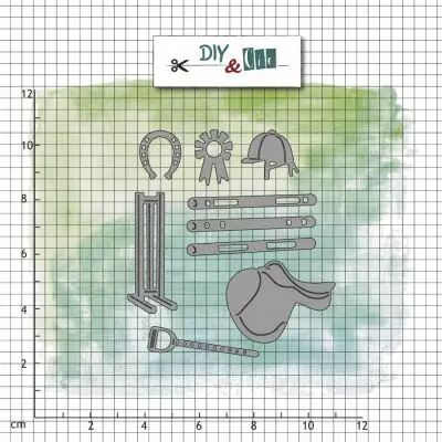 Set de dies : Equitation - DIY and Cie