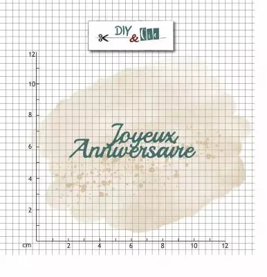 Set de dies : Joyeux anniversaire - DIY and Cie