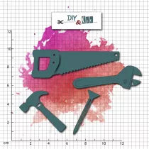 Set de dies : Outils - DIY and Cie