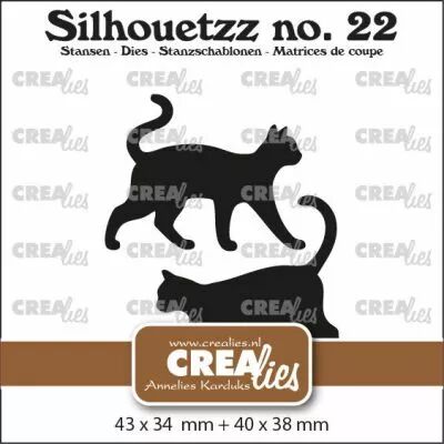Silhouette n� 22, Chats debout