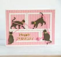 Silhouette n&deg; 22, Chats debout