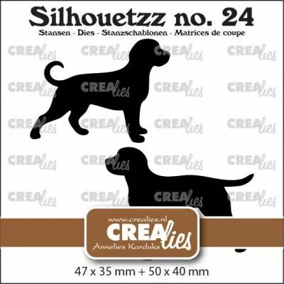 Silhouette n� 24, Chiens debout