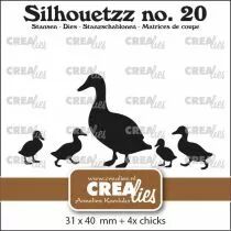 Silhouetzz meurt n&deg; 20, Canards en rang
