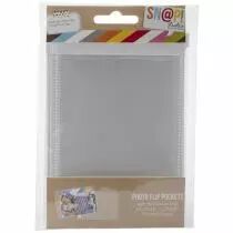 Simple Stories Sn@p! Photo Flips For 6\ X8\  Binders 12/Pkg 3\ X4\ 