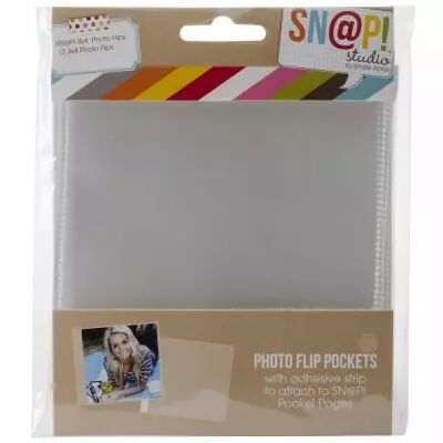 Simple Stories Sn@p! Photo Flips For 6\ X8\  Binders 12/Pkg 4\ X4\ 