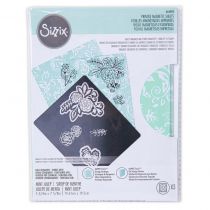 Sizzix Printed Magnetic Sheets 6.75\ X5.75\  3/Pkg