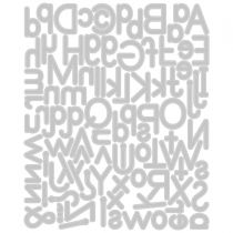 Sizzix Thinlits Dies Alphabet By Lisa Jones 92/Pkg Essential Type