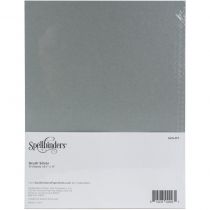 Spellbinders Color Essentials Cardstock 8.5\ X11\  10/Pkg brushed Silver 