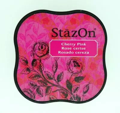 STAZON MIDI INK PAD CHERRY PINK
