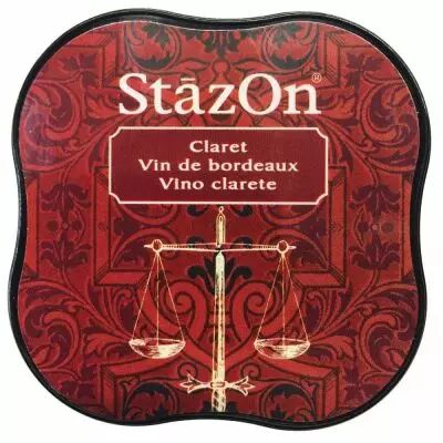 STAZON MIDI INK PAD CLARET