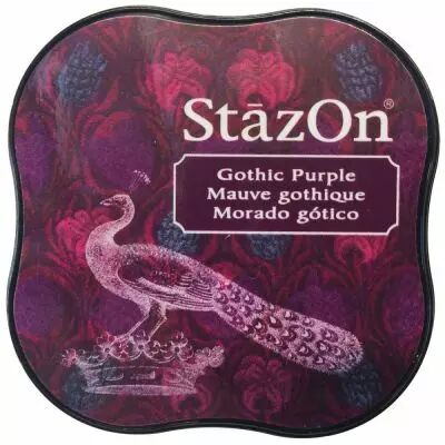 STAZON MIDI INK PAD GOTHIC PURPLE