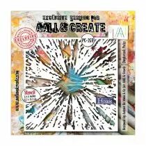 Stencil 259 - 6\'x6\' - Daybreak Pulse