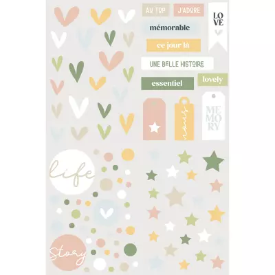 Stickers relief Bande originale, face A - HA PI Little Fox