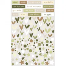 Stickers relief Recette de famille