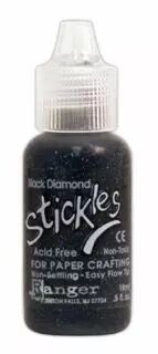 Stickles Glitter Glue .5oz Black diamond