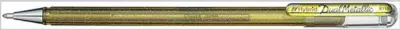 STYLO GEL PAILLETE OR