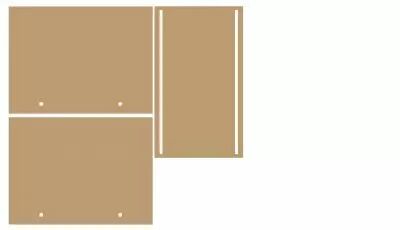 SUPPORT EN BOIS 14.4 X 19.5 CM