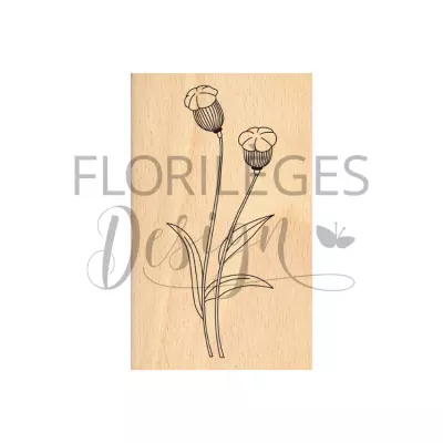 Tampon bois BOUTONS DE FLEURS