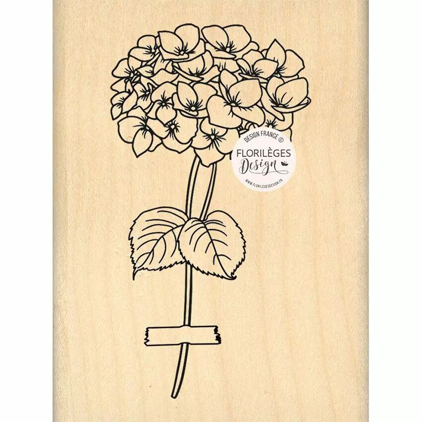 Tampon Bois 'PHOTO JUSTE ICI' - 4x5cm - Caoutchouc Monté - Fabriqué En France - Loisirs Créatifs