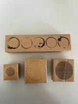 TAMPON BOIS LOT CERCLES 5