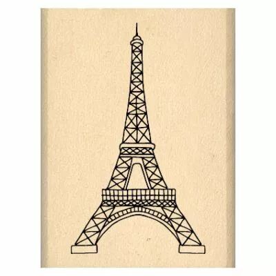 Tampon bois MINI EIFFEL