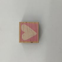 TAMPON BOIS OCCASION ONE LARGE HEART 5X5CM