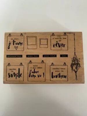 TAMPON BOIS POUR MON BOARD