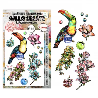 Tampon Clear - 1347 - Bubbly Toucan