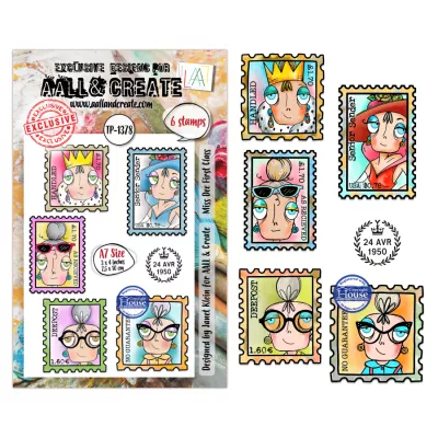 Tampon Clear - 1378 - Miss Dee First Class - AALL and Create