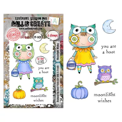 Tampon Clear - 1421 - Moonlight Wishes - AALL and Create